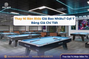 Thay Nỉ Bàn Bida Giá Bao Nhiêu Gợi Ý Bảng Giá Chi Tiết