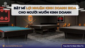lợi nhuận kinh doanh bida cho người mới